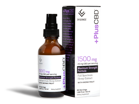 CBD OIL 1500MG 1.86OZ UNFLAVORED